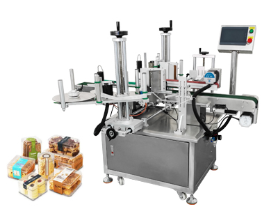 食品盒雙轉(zhuǎn)角貼標(biāo)機(jī)