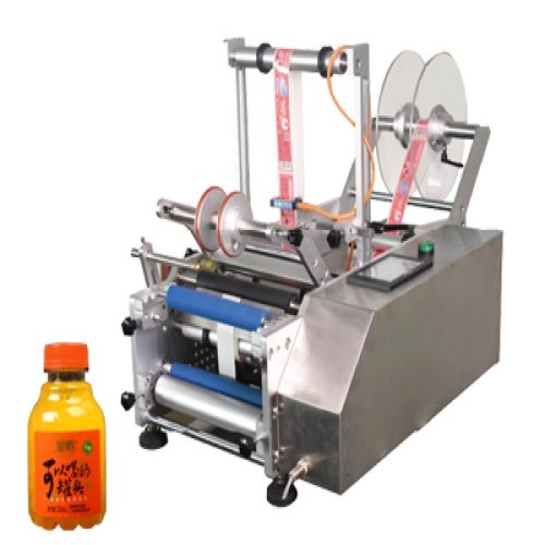 半自動果汁瓶貼標(biāo)機(jī)